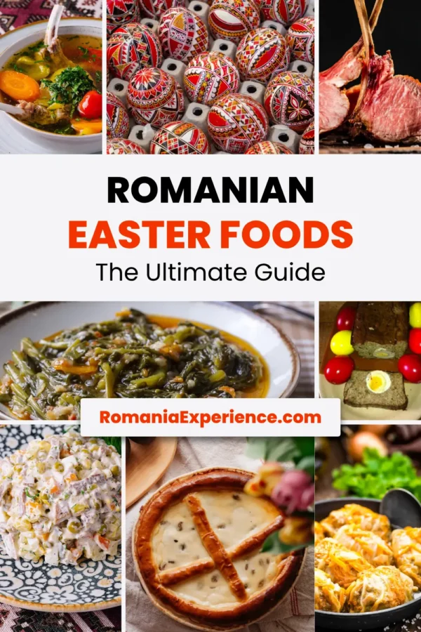 Romanian Easter Foods Pinterest Pin